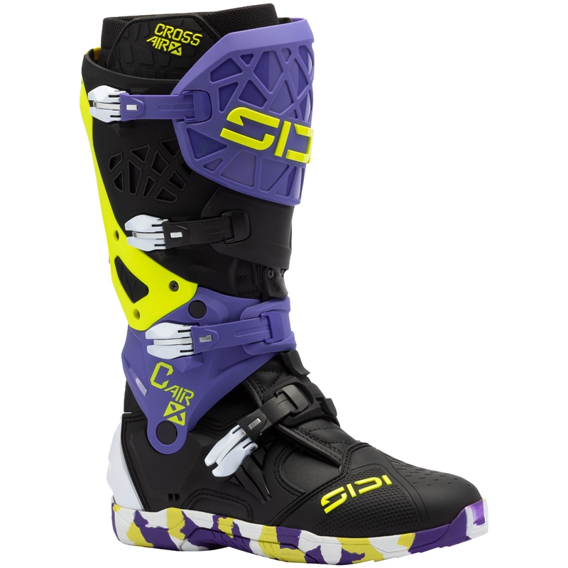 Bottes de moto SiDi Crossair X noir-violet