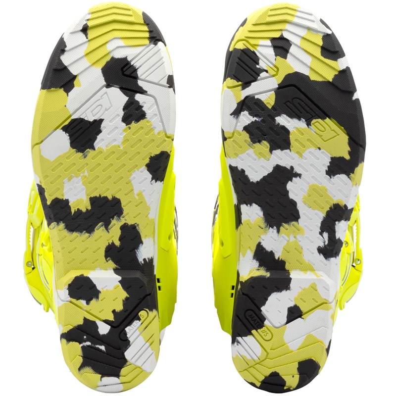 Bottes de moto SiDi Crossair X RACR001 noir-jaune fluo