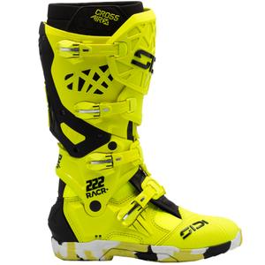 Bottes de moto SiDi Crossair X RACR001 noir-jaune fluo