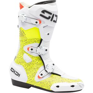 Bottes de moto SiDi MAG 2 Air BTA001 blanc-jaune