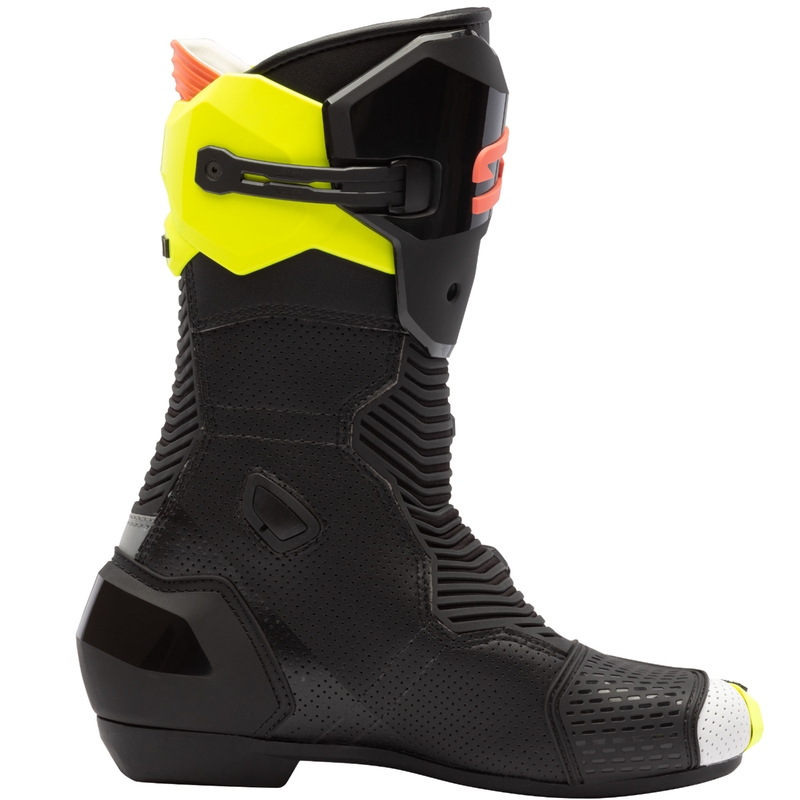 Bottes de moto SiDi MAG 2 Air jaune fluo-corail fluo