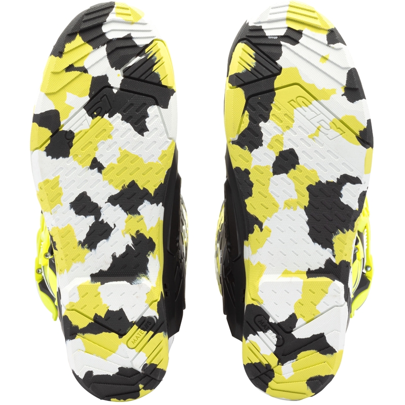 Bottes de moto SiDi Crossair X RACR002 jaune fluo-noir