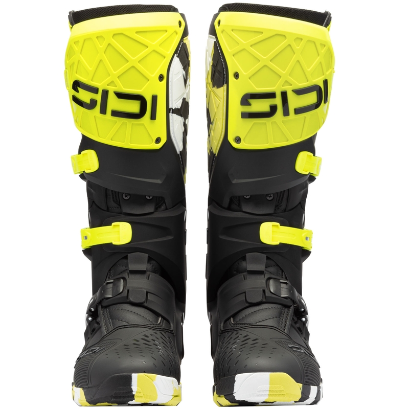 Bottes de moto SiDi Crossair X RACR002 jaune fluo-noir