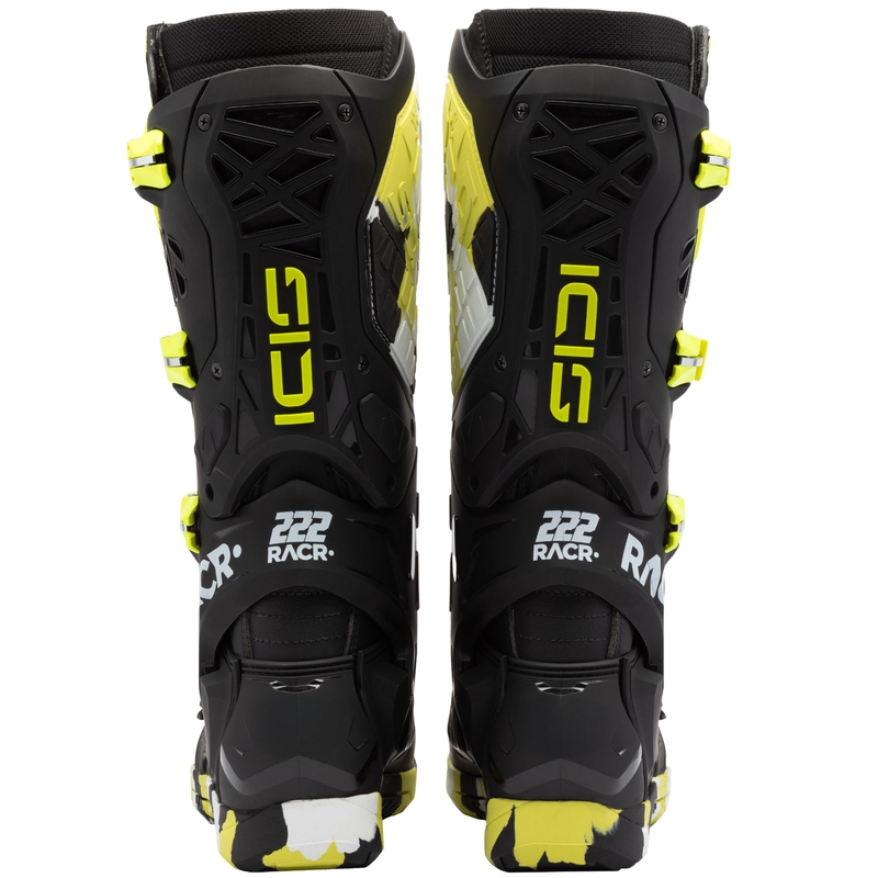 Bottes de moto SiDi Crossair X RACR002 jaune fluo-noir