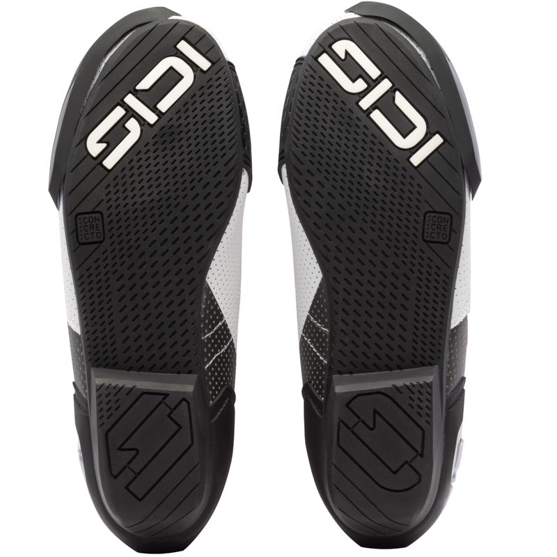 Bottes de moto SiDi MAG 2 Air blanches-noires-rouges