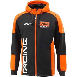 Sweat à capuche zippé de l'équipe KTM noir-orange