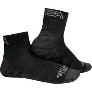 Chaussettes basses RSA Allride Merino gris foncé