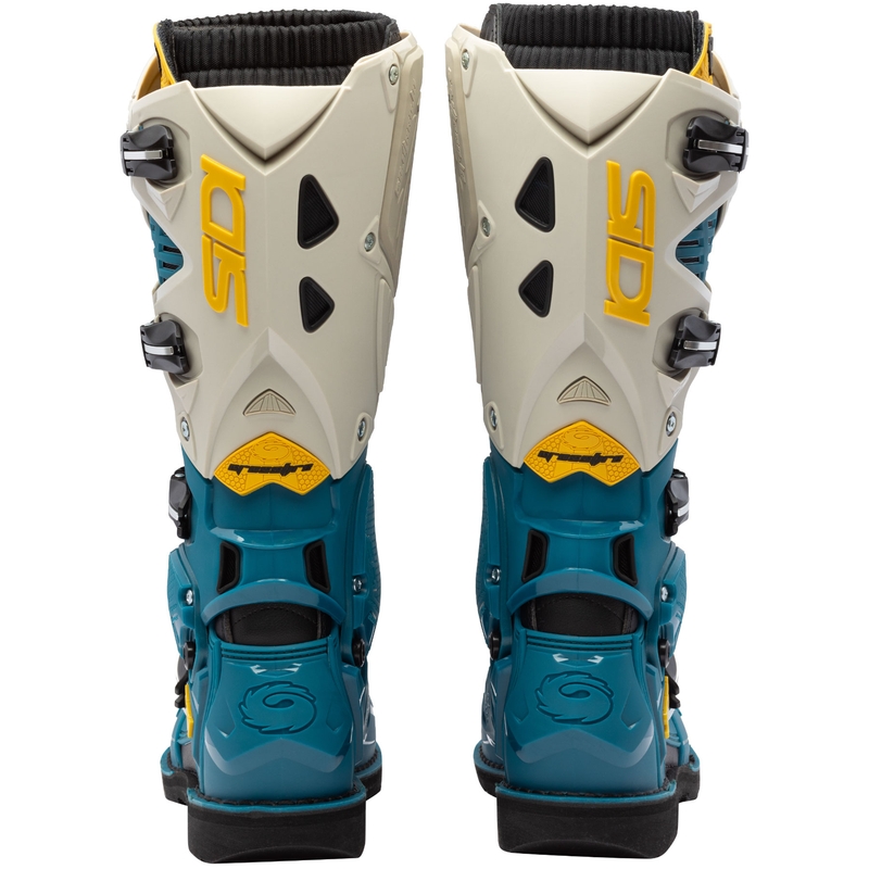 Bottes de moto SiDi Crossfire 3 beige-bleu