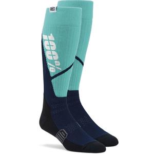 Chaussettes 100% - USA Torque MX bleu-gris