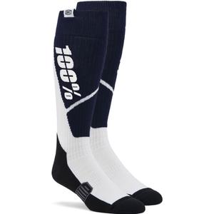 Chaussettes 100% - USA Torque MX bleu et blanc