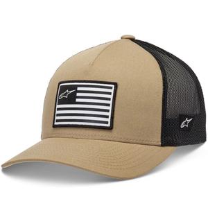 Bonnet Alpinestars Flag Snap sable-noir-blanc