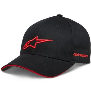 Casquette Alpinestars Rostrum noir et rouge