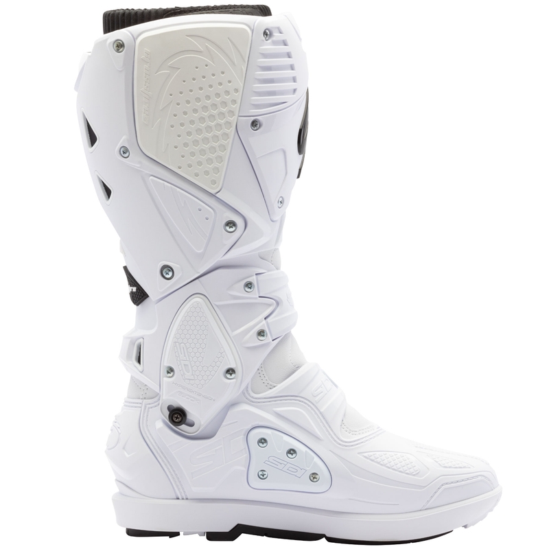 Bottes de moto SiDi Crossfire 3 SRS blanches et noires