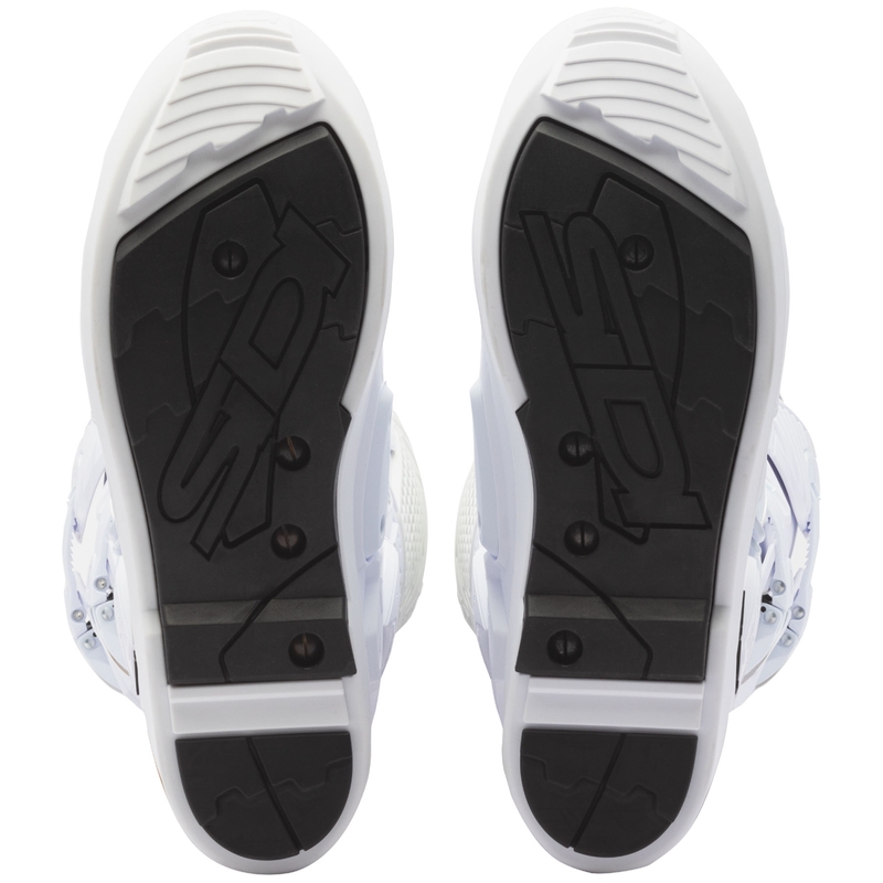 Bottes de moto SiDi Crossfire 3 SRS blanches et noires
