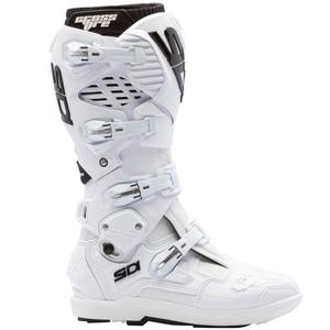 Bottes de moto SiDi Crossfire 3 SRS blanches et noires