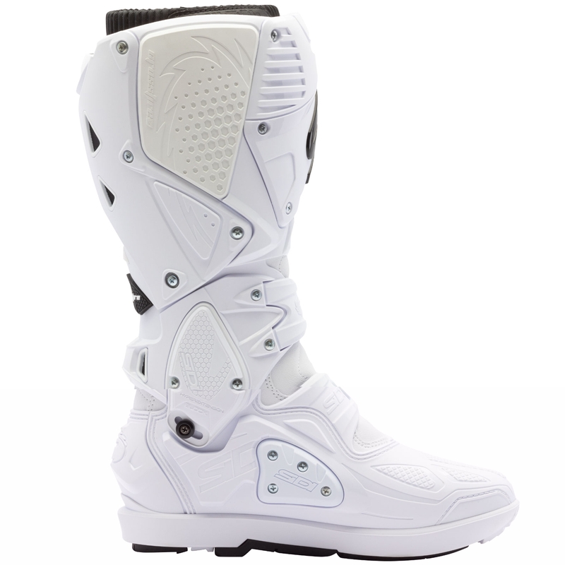 Bottes de moto SiDi Crossfire 3 SRS blanches et noires