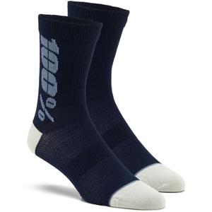 Chaussettes 100% - USA Rythym Merino Wool bleu