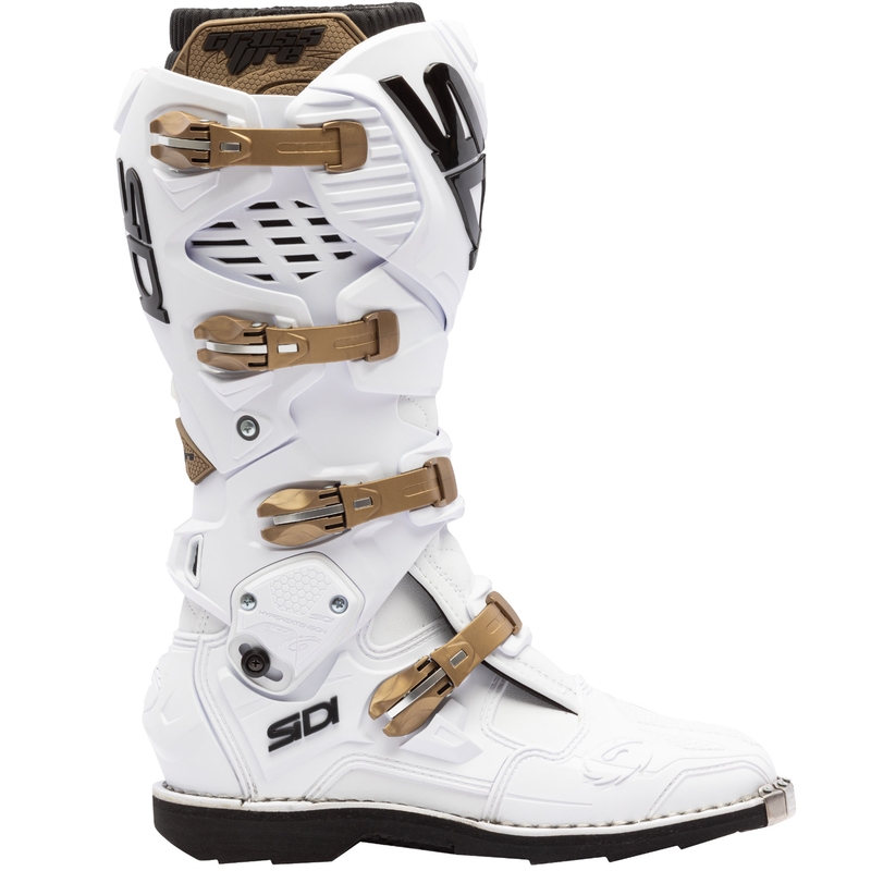 Bottes de moto SiDi Crossfire 3 blanc bronze