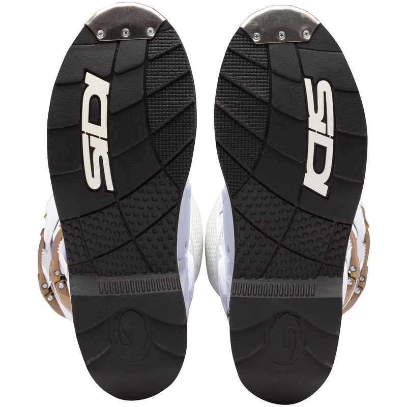 Bottes de moto SiDi Crossfire 3 blanc bronze