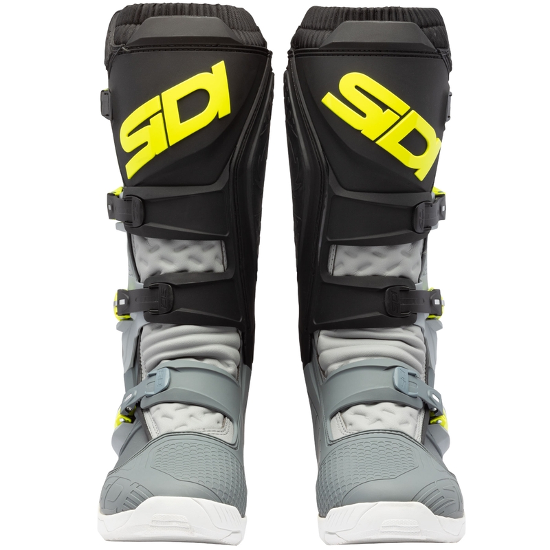 Bottes de moto SiDi X Power SC gris-jaune fluo