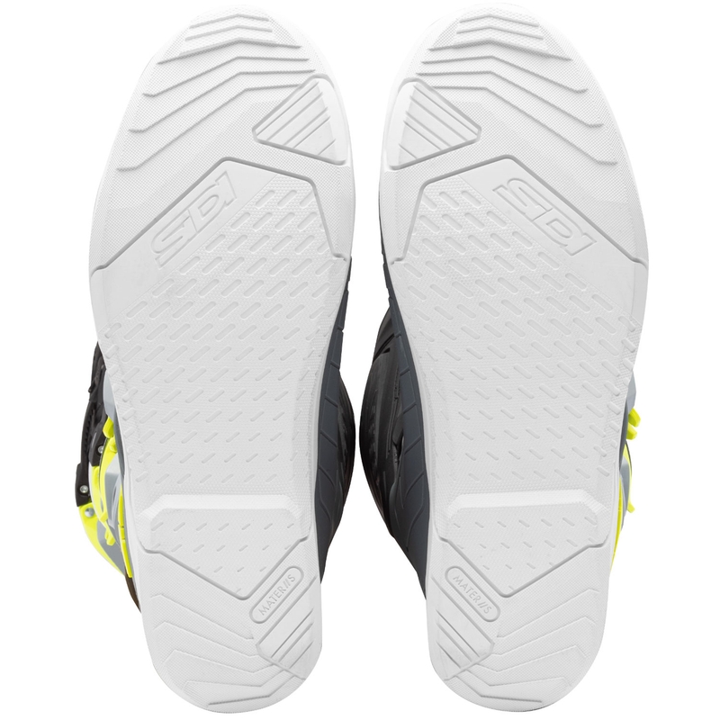 Bottes de moto SiDi X Power SC gris-jaune fluo