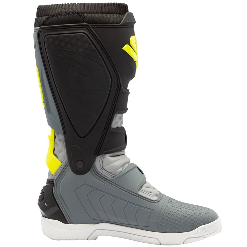Bottes de moto SiDi X Power SC gris-jaune fluo