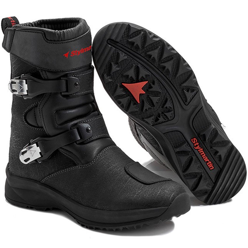 Bottes de moto Stylmartin Navajo Evo Low WP noires