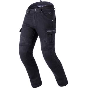 Jean de moto court Street Racer Cargo CE noir