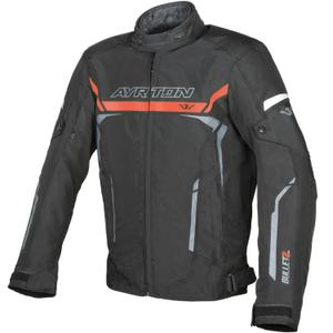 Veste de moto Ayrton Bullet II noir-rouge-gris