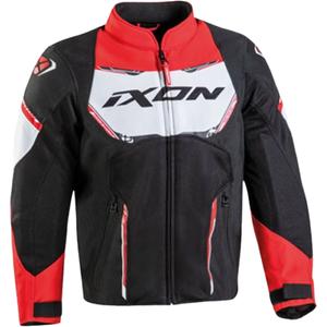 Veste de moto enfant IXON Striker Air noir-rouge-blanc