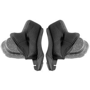 Mousses de joues noires pour casques de moto Airoh Commander