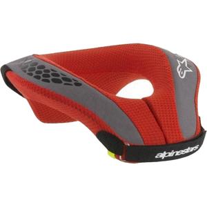 Alpinestars Sequence Youth Black-Red-Gray-Fuo Yellow Kids Neckwarmer
