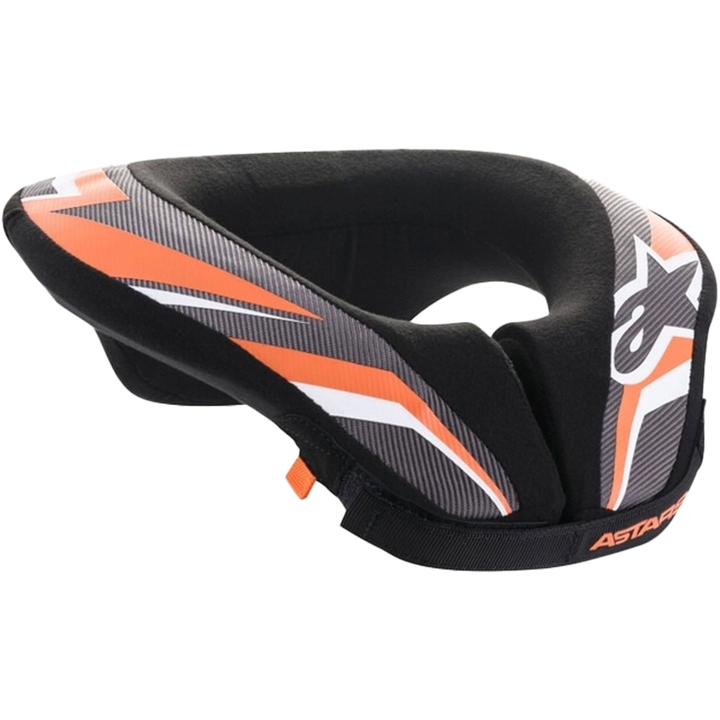 Alpinestars Sequence Youth Neck Protector Noir, Blanc et Orange