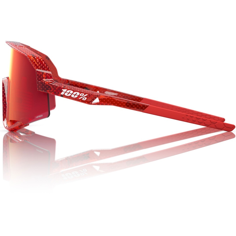 Lunettes de soleil 100% Slendale avec verres HIPER Fire rouges