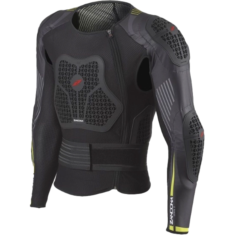 Protège-corps Zandona Netcube X7 noir-jaune fluo 170-179 cm