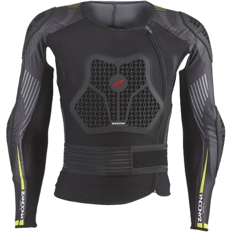 Protège-corps Zandona Netcube X7 noir-jaune fluo 170-179 cm