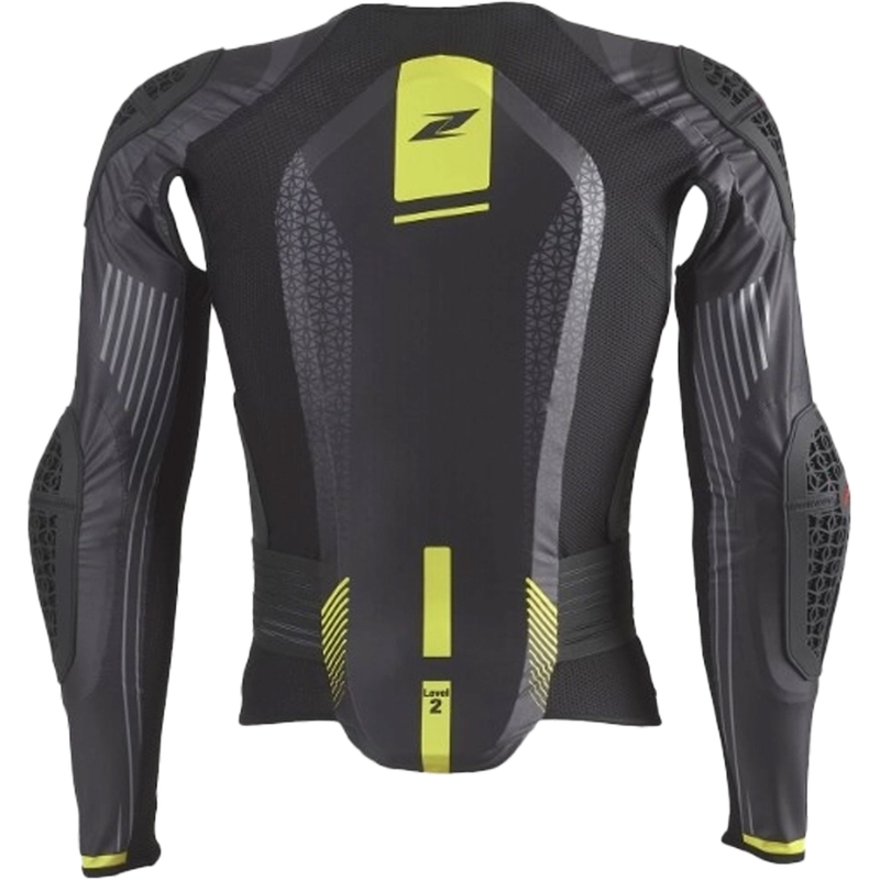 Protège-corps Zandona Netcube X7 noir-jaune fluo 170-179 cm