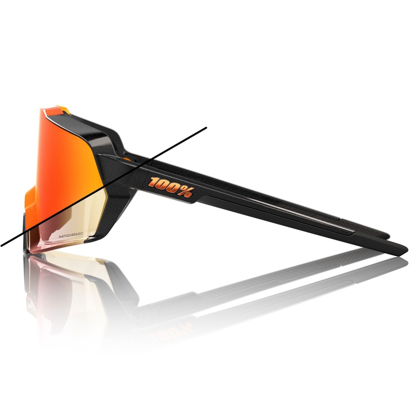 Lunettes de soleil 100% Korbin avec verres photochromiques orange