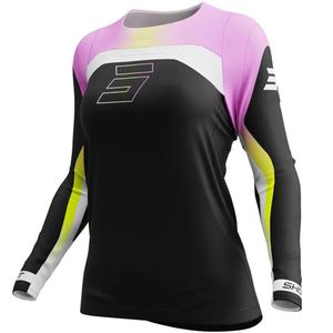 Maillot de motocross Shot Contact Nebula pour femme, rose