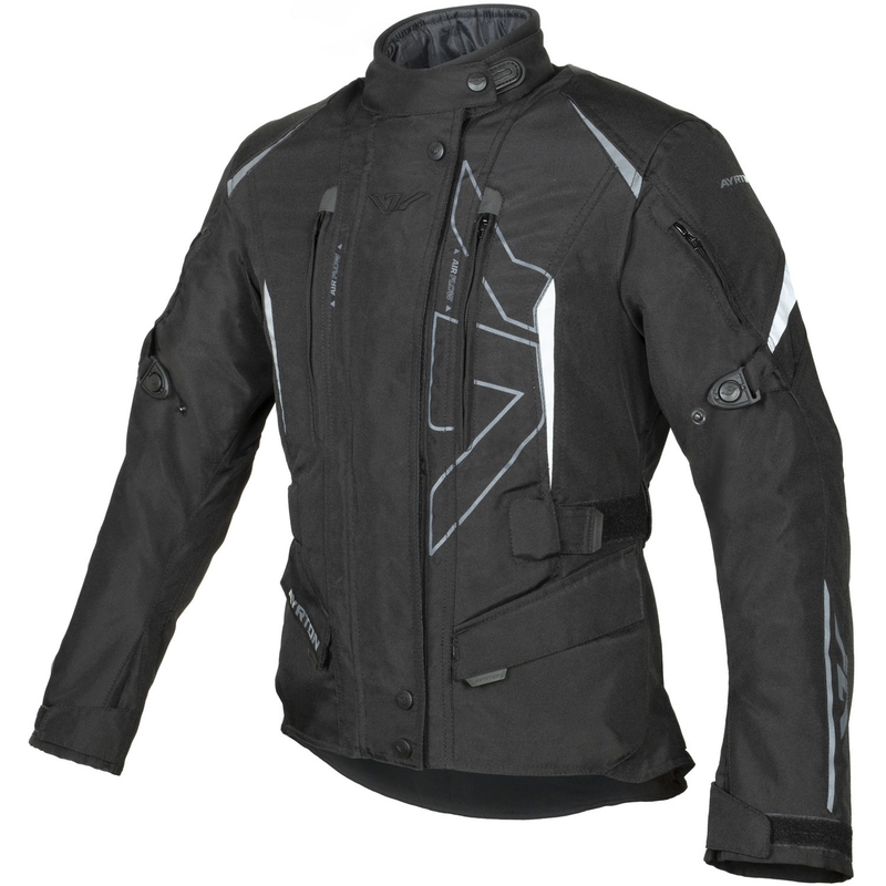 Veste de moto pour femme Ayrton Teressa II noir-gris