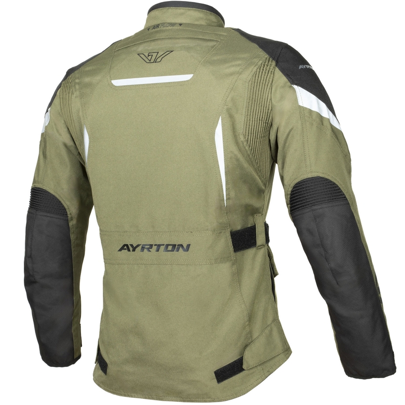 Veste de moto pour femme Ayrton Teressa II vert foncé