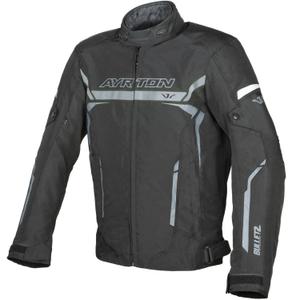 Blouson de moto Ayrton Bullet II noir-gris foncé