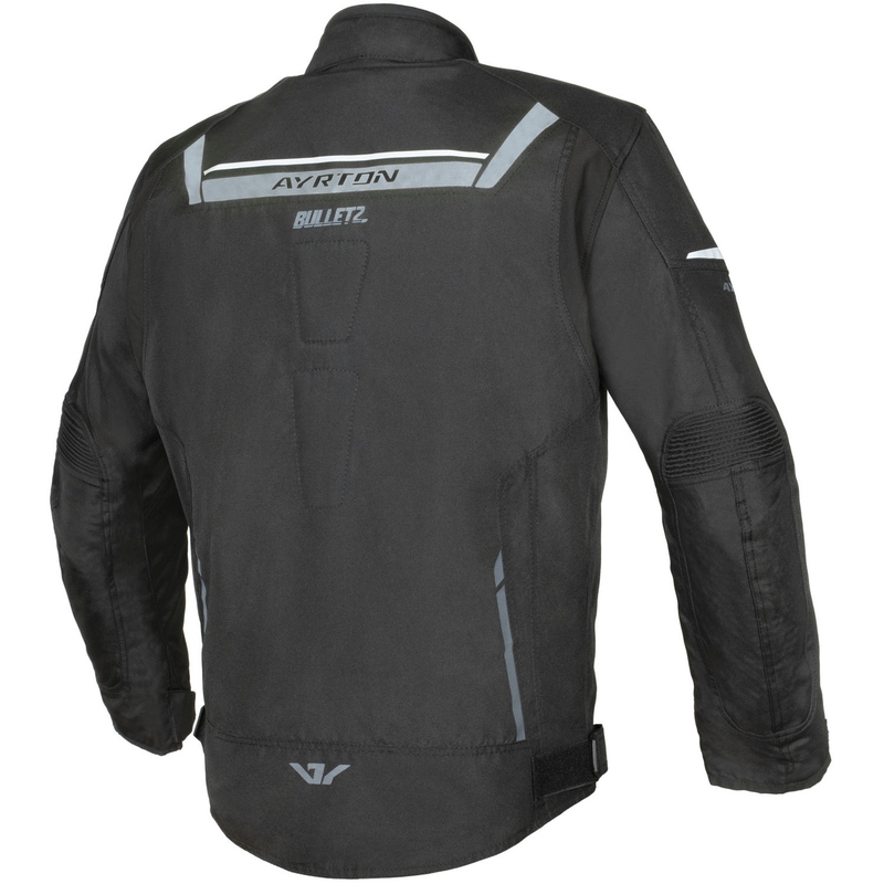 Blouson de moto Ayrton Bullet II noir-gris foncé