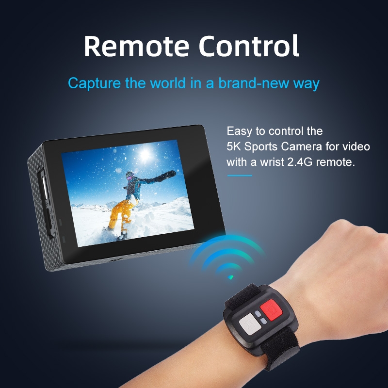 Caméra d'action MaxTo 5k pour moto