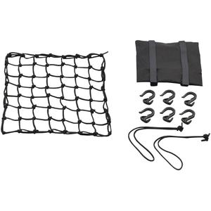 Filet à bagages flexible pour moto avec crochets en plastique Daytona 30 x 30 cm noir