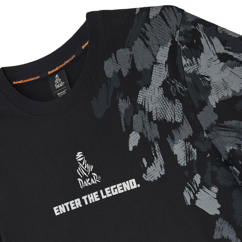 T-shirt Dakar CAMO 256 noir