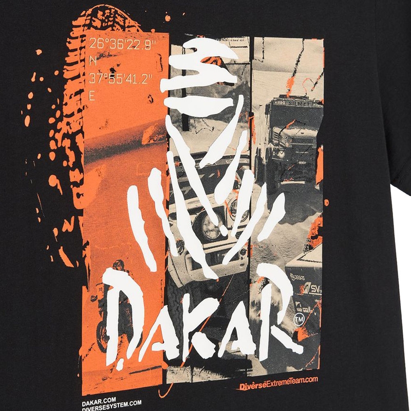 T-shirt noir Dakar DES 2025