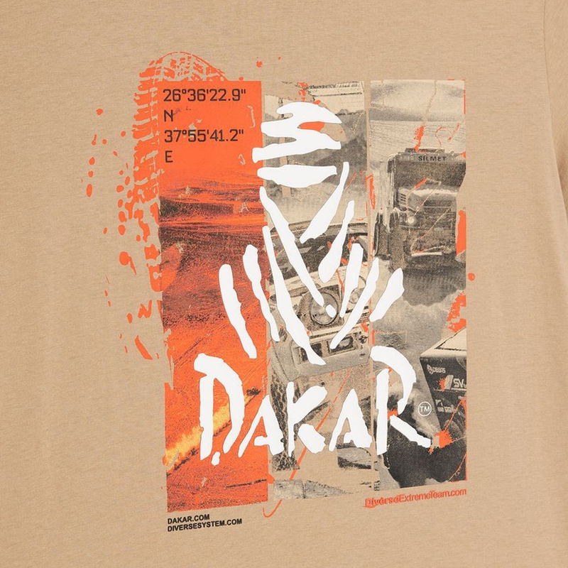 T-shirt Dakar DES 2025 sable