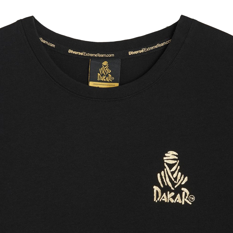 T-shirt noir Dakar LOGO SM 256