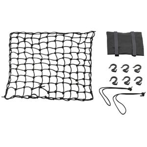 Filet à bagages flexible pour moto avec crochets en plastique Daytona 50 x 50 cm noir
